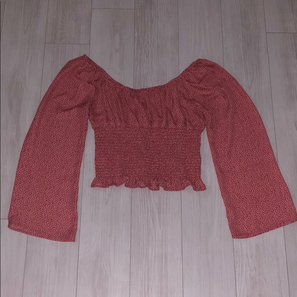 Flare sleeve Gianni square neck top - Picture 7 of 7